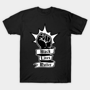 Black Lives Matter Raised Fist T-Shirt